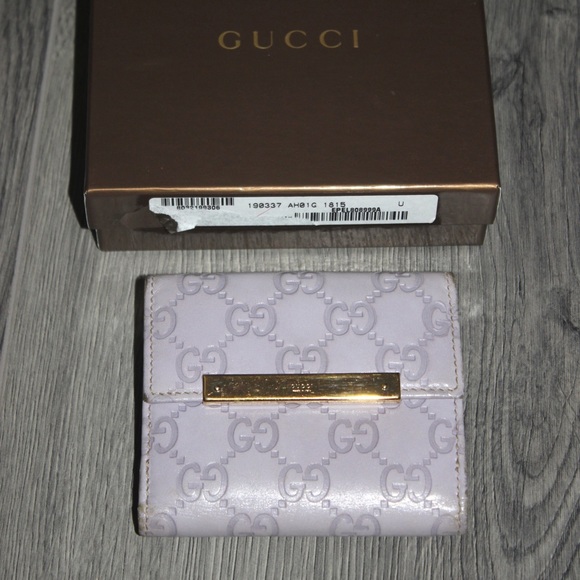 Gucci Handbags - 🎄ONE DAY SALE🎄Gucci Lavender Monogram Wallet